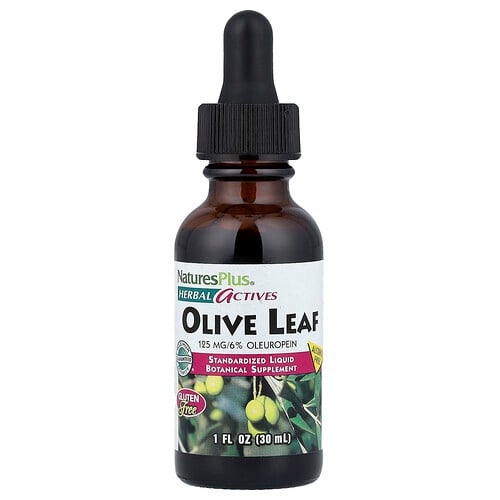 Naturesplus Herbal Actives Olive Leaf Alcohol Free 1 Fl Oz 30 Ml product image