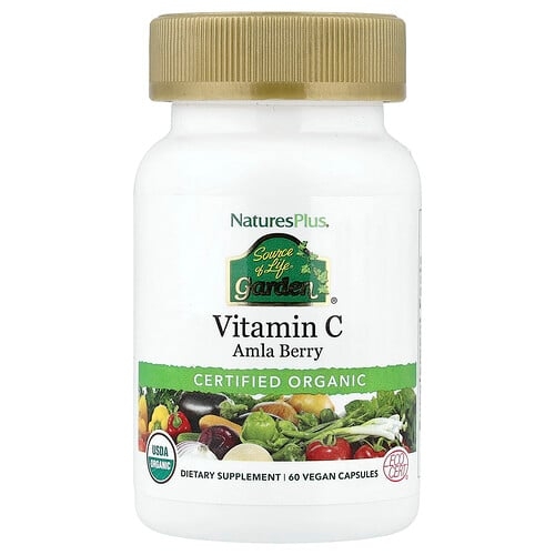 Naturesplus Source Of Life Garden Vitamin C Amla Berry 60 Vegan Capsules product image