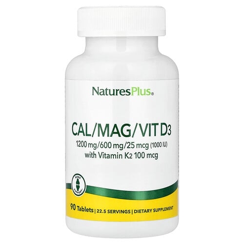 Naturesplus Cal Mag Vit D3 With Vitamin K2 90 Tablets product image