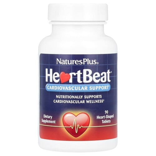 Naturesplus Heartbeat Cardiovascular Support 90 Heart Shaped Tablets product image