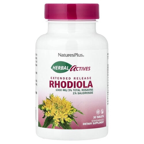 Naturesplus Herbal Actives Rhodiola Extended Release 30 Tablets product image