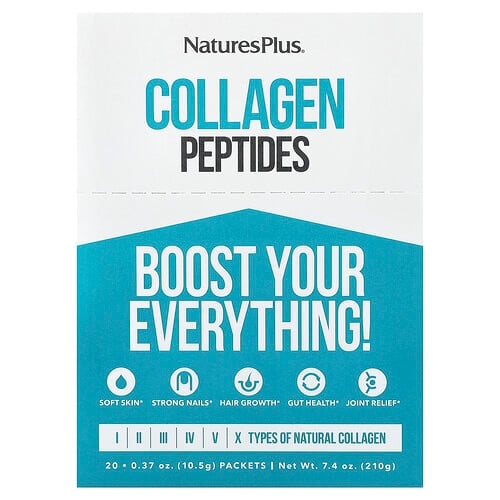 Naturesplus Collagen Peptides 20 Stick Packets 0 37 Oz 10 5 G Each product image