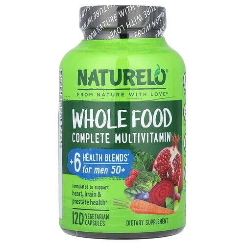 Naturelo Whole Food Complete Multivitamin For Men 50 120 Vegetarian Capsules product image