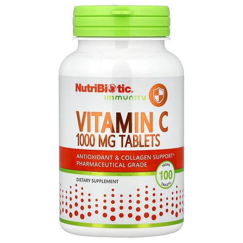 Nutribiotic Vitamin C 1 000 Mg 100 Vegan Tablets product image