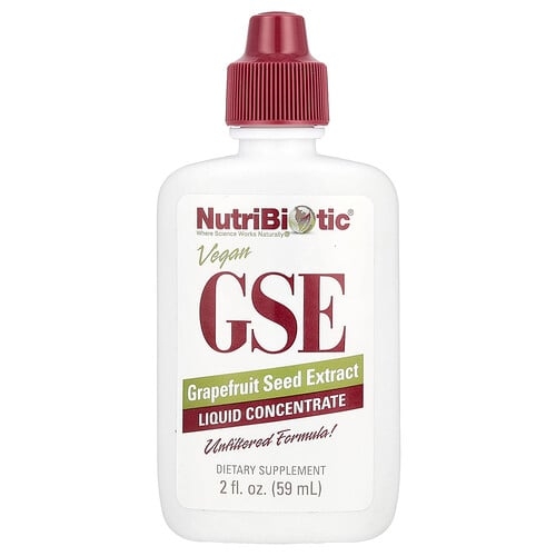 Nutribiotic Vegan Gse Grapefruit Seed Extract Liquid Concentrate 100 Mg 2 Fl Oz 59 Ml product image