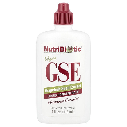 Nutribiotic Vegan Gse Grapefruit Seed Extract Liquid Concentrate 100 Mg 4 Fl Oz 118 Ml product image