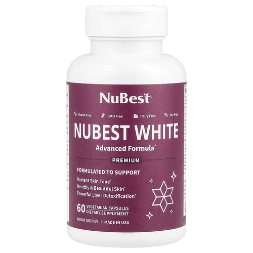 Nubest Nubest White 60 Vegetarian Capsules product image