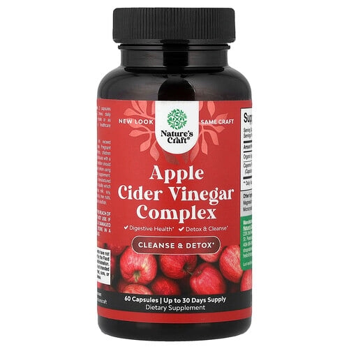 Nature S Craft Apple Cider Vinegar Complex 60 Capsules product image