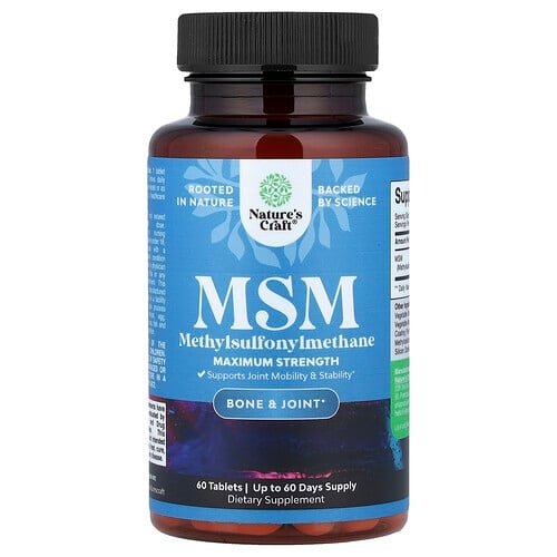 Nature S Craft Msm 1 000 Mg 60 Tablets product image