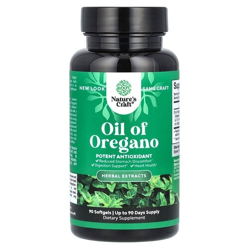 Nature S Craft Oil Of Oregano 90 Softgels 150 Mg Per Softgel product image