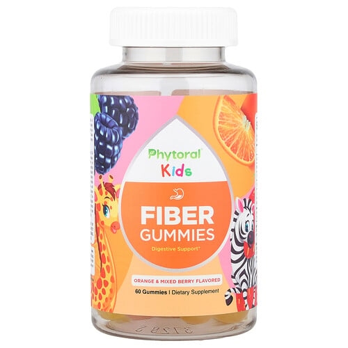 Phytoral Kids Fiber Gummies Orange Mixed Berry 60 Gummies product image