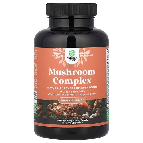Nature S Craft Mushroom Complex 120 Capsules product image