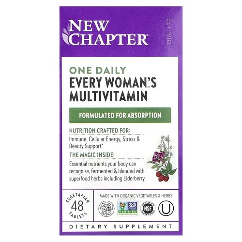 New Chapter One Daily Every Woman S Multivitamin 48 Vegetarian Tablets product image