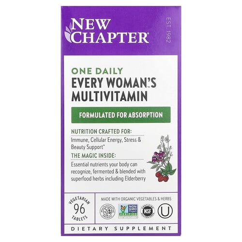 New Chapter One Daily Every Woman S Multivitamin 96 Vegetarian Tablets product image