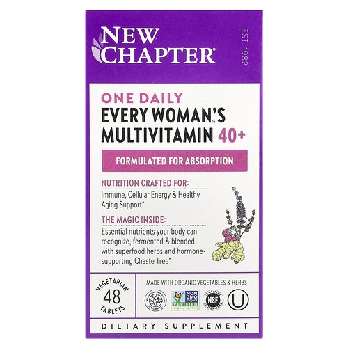 New Chapter One Daily Every Woman S Multivitamin40 48 Vegetarian Tablets product image