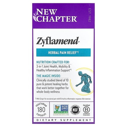 New Chapter Zyflamend 180 Vegetarian Capsules product image