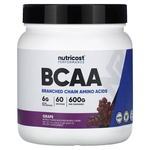 Nutricost Performance Bcaa Grape 1 3 Lb 600 G product image