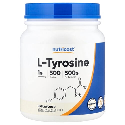 Nutricost L Tyrosine Unflavored 17 9 Oz 500 G product image
