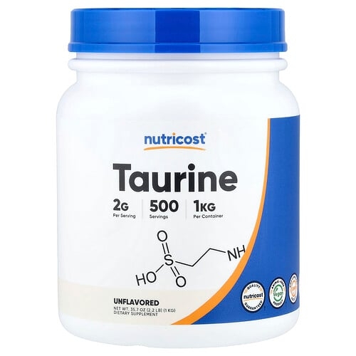 Nutricost Taurine Unflavored 35 7 Oz 1 Kg product image