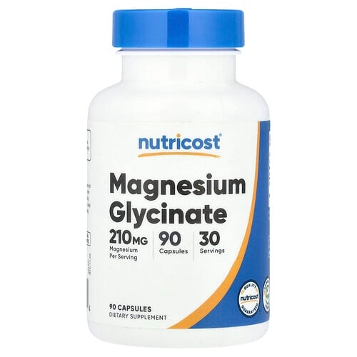 Nutricost Magnesium Glycinate 90 Capsules 70 Mg Per Capsule product image