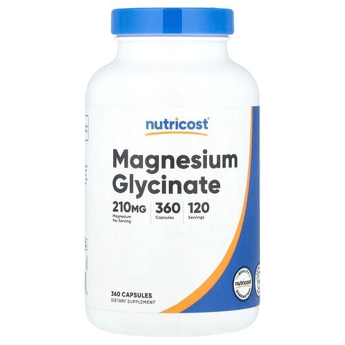 Nutricost Magnesium Glycinate 360 Capsules 70 Mg Per Capsule product image