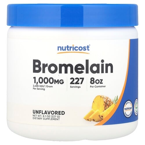 Nutricost Bromelain Unflavored 8 1 Oz 227 G product image