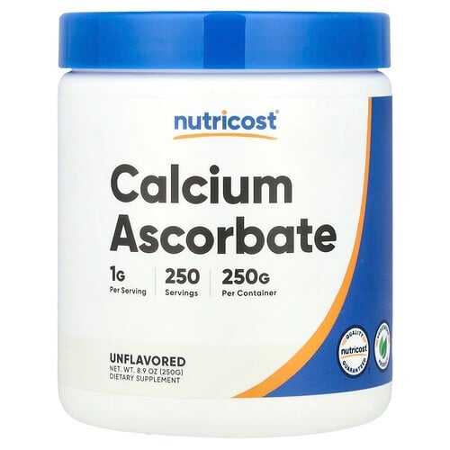 Nutricost Calcium Ascorbate Unflavored 8 9 Oz 250 G product image