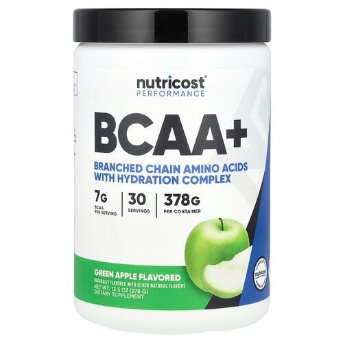 Nutricost Performance Bcaa Green Apple 13 5 Oz 378 G product image