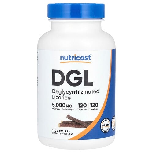 Nutricost Dgl 5 000 Mg 120 Capsules product image