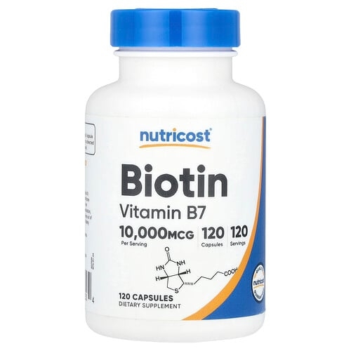 Nutricost Biotin 10 000 Mcg 120 Capsules product image