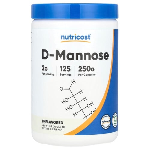 Nutricost D Mannose Unflavored 8 9 Oz 250 G product image