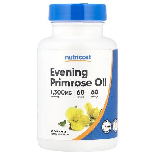 Nutricost Evening Primrose Oil 1 300 Mg 60 Softgels product image