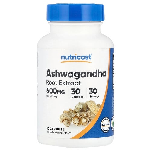 Nutricost Ashwagandha Root Extract 600 Mg 30 Capsules product image