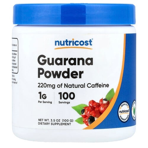 Nutricost Guarana Powder 3 5 Oz 100 G product image