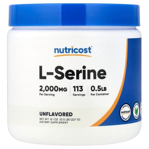 Nutricost L Serine Powder Unflavored 8 1 Oz 227 G product image