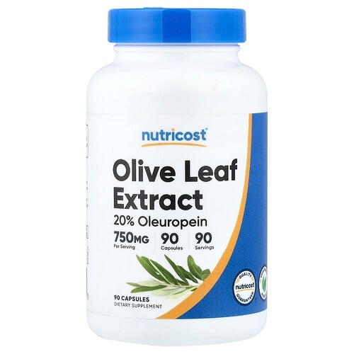 Nutricost Olive Leaf Extract 750 Mg 90 Capsules product image