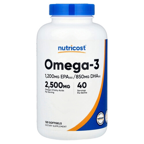 Nutricost Omega 3 120 Softgels product image