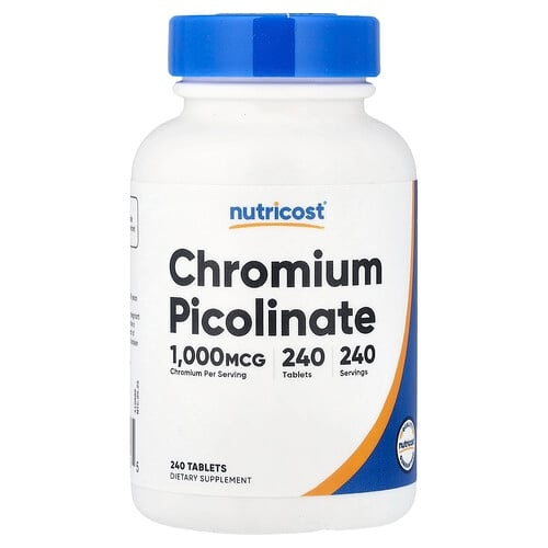 Nutricost Chromium Picolinate 1 000 Mcg 240 Tablets product image