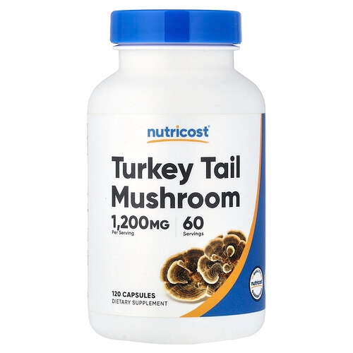 Nutricost Turkey Tail Mushroom 120 Capsules 600 Mg Per Capsule product image