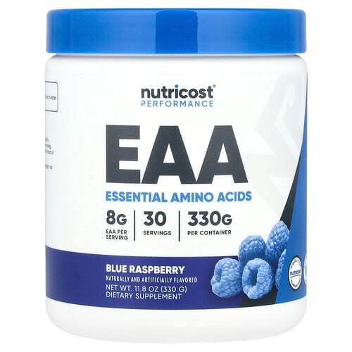 Nutricost Performance Eaa Blue Raspberry 11 8 Oz 330 G product image