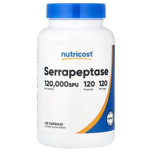 Nutricost Serrapeptase 60 Mg 120 000 Spu 120 Capsules product image
