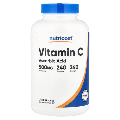 Nutricost Vitamin C 500 Mg 240 Capsules product image