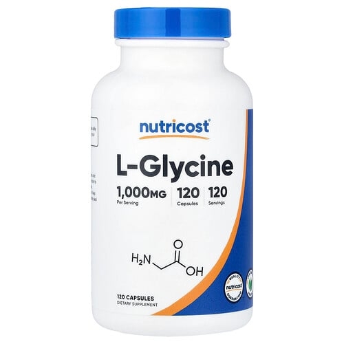 Nutricost L Glycine 1 000 Mg 120 Capsules product image