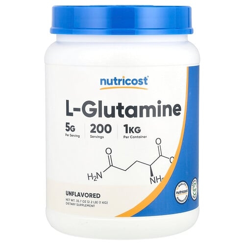 Nutricost L Glutamine Unflavored 35 7 Oz 1 Kg product image
