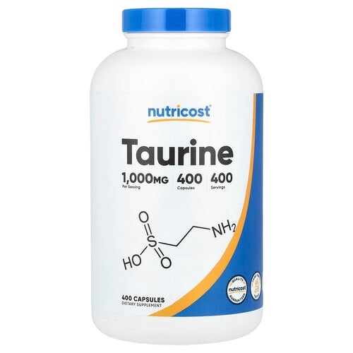 Nutricost Taurine 1 000 Mg 400 Capsules product image
