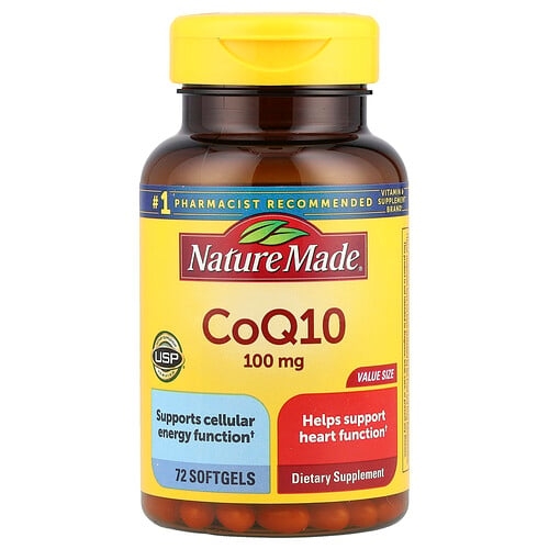 Nature Made Coq10 100 Mg 72 Softgels product image