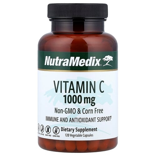 Nutramedix Vitamin C 1 000 Mg 120 Vegetable Capsules product image