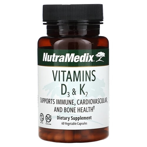 Nutramedix Vitamins D3 K2 60 Vegetable Capsules product image