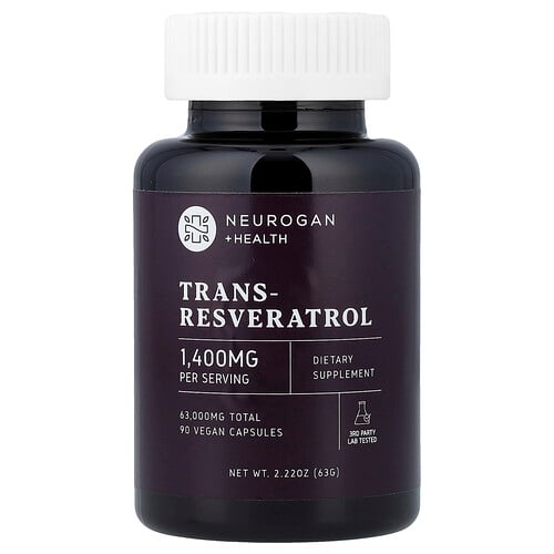 Neurogan Health Trans Resveratrol 90 Vegan Capsules 700 Mg Per Capsule product image