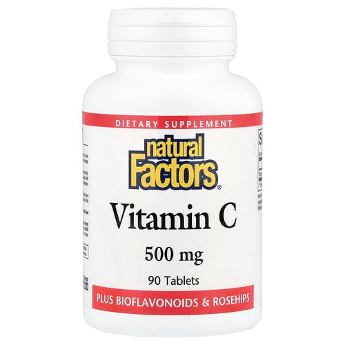 Natural Factors Vitamin C 500 Mg 90 Tablets product image
